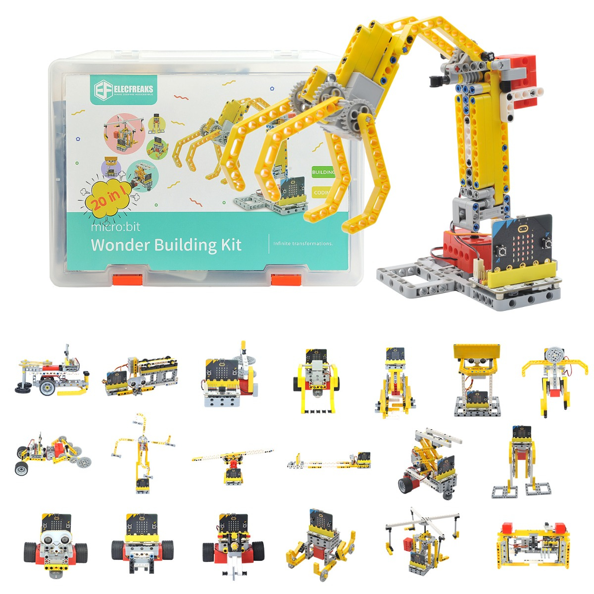 32 in 1 micro:bit Wonder Building Kit